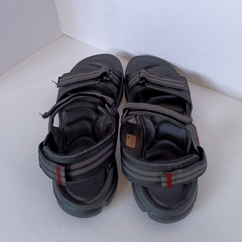 🖤 New Balance Mens Velcro Strap Sandals Black 11 Foam Footbed - Picture 9 of 12